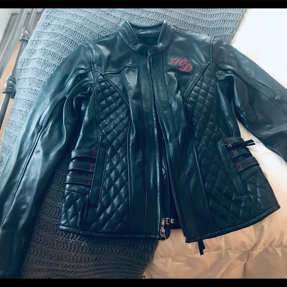 Harley Davidson Genuine Leather Moto Jacket